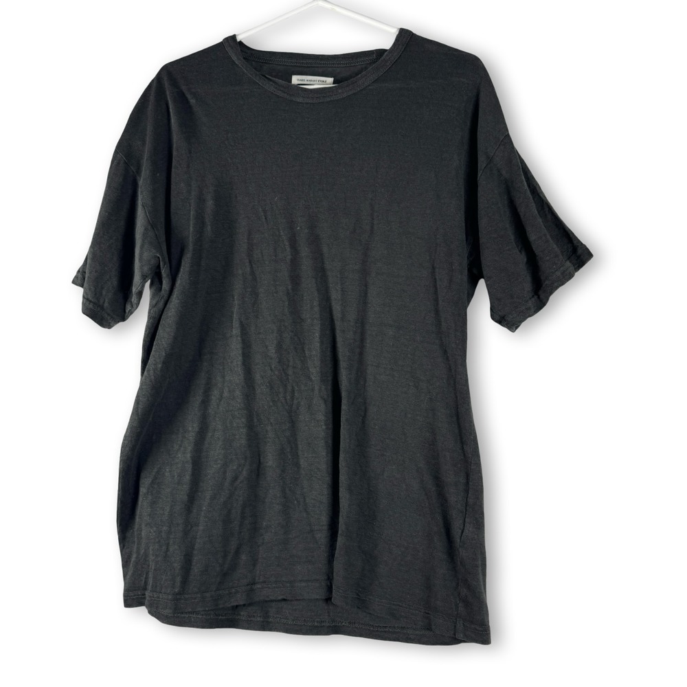 Isabel Marant Etoilr Womens Linen Soft T-shirt Shirt Top